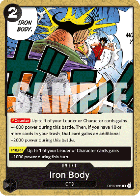Carte One Piece Iron Body OP07-095 C