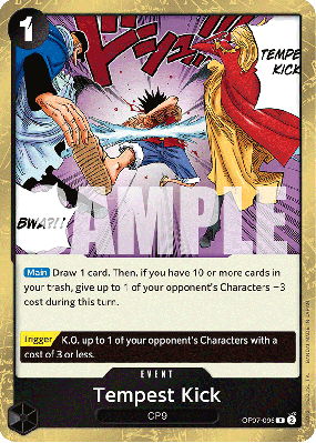 Carte One Piece Tempest Kick OP07-096 R
