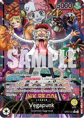 Carte One Piece Vegapunk OP07-097 L ALT ART