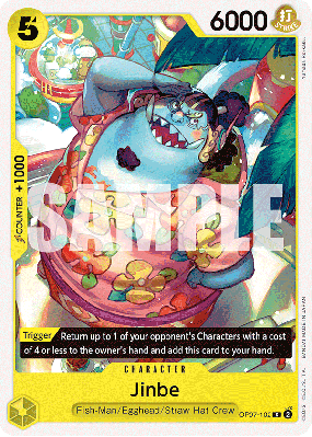 Carte One Piece Jinbe OP07-102 C