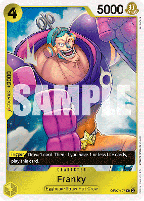 Carte One Piece Franky OP07-107 R