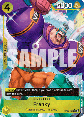 Carte One Piece Franky OP07-107 R ALT ART
