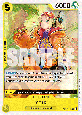 Carte One Piece York OP07-110 C
