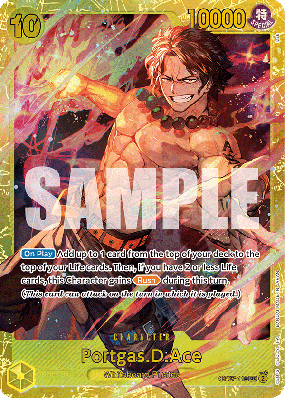Carte One Piece Portgas D. Ace OP07-119 SEC