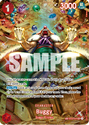 Carte One Piece Buggy OP03-008 SP CARD