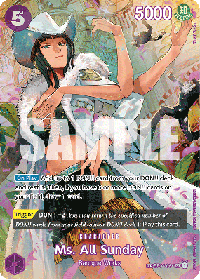 Carte One Piece Ms All Sunday OP04-064 SP CARD