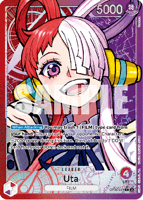 Carte One Piece Uta OP06-001 L ALT ART