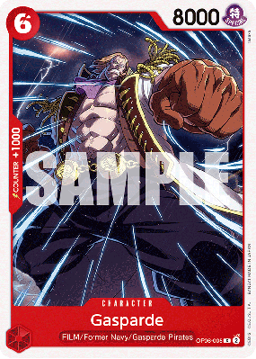 Carte One Piece Gasparde OP06-005 C