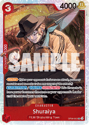 Carte One Piece Shuraiya OP06-009 SR