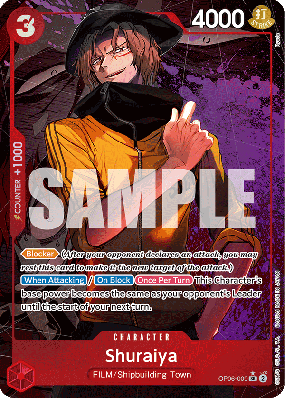 Carte One Piece Shuraiya OP06-009 SR ALT ART