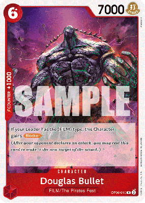 Carte One Piece Douglas Bullet OP06-010 R