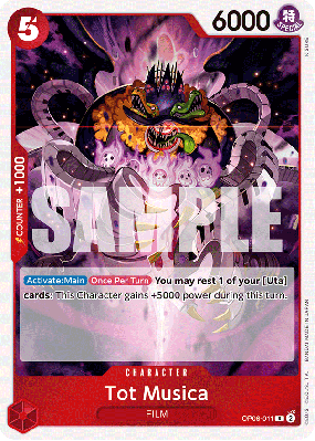 Carte One Piece Tot Musica OP06-011 R