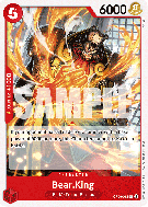 Carte One Piece Bear King OP06-012 UC