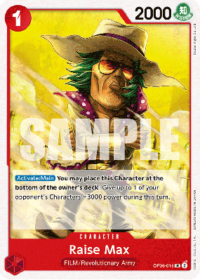 Carte One Piece Raise Max OP06-016 UC