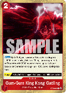 Carte One Piece Gum-Gum King Kong Gatling OP06-018 R