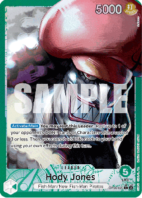 Carte One Piece Hody Jones OP06-020 L ALT ART