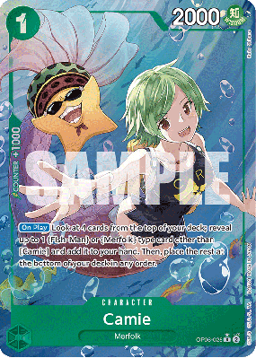 Carte One Piece Camie OP06-025 R ALT ART