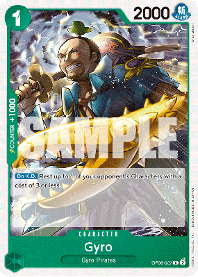 Carte One Piece Gyro OP06-027 C
