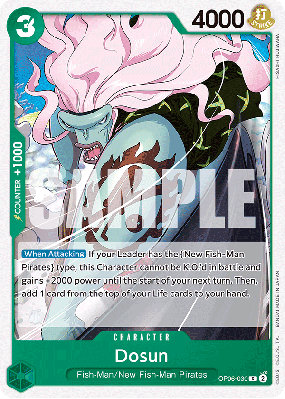 Carte One Piece Dosun OP06-030 C