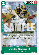 Carte One Piece Vander Decken IX OP06-033 R