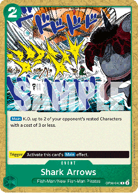 Carte One Piece Shark Arrows OP06-040 C