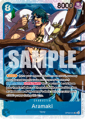 Carte One Piece Aramaki OP06-043 SR