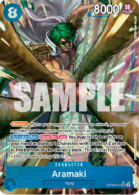 Carte One Piece Aramaki OP06-043 SR ALT ART
