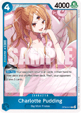 Carte One Piece Charlotte Pudding OP06-047 R
