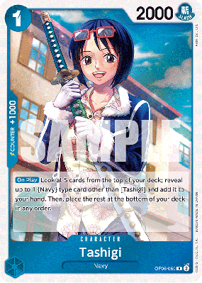 Carte One Piece Tashigi OP06-050 R