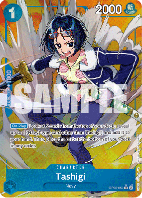 Carte One Piece Tashigi OP06-050 R ALT ART