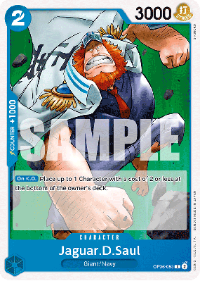 Carte One Piece Jaguar D. Saul OP06-053 C