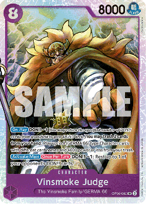 Carte One Piece Vinsmoke Judge OP06-062 SR