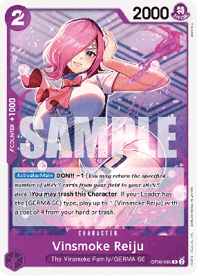 Carte One Piece Vinsmoke Reiju OP06-068 C
