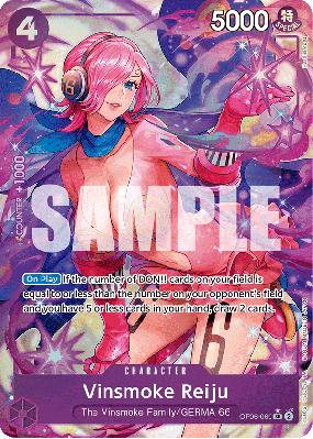 Carte One Piece Vinsmoke Reiju OP06-069 SR ALT ART