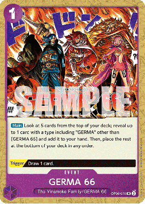 Carte One Piece GERMA 66 OP06-078 UC