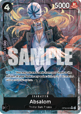 Carte One Piece Absalom OP06-081 R ALT ART