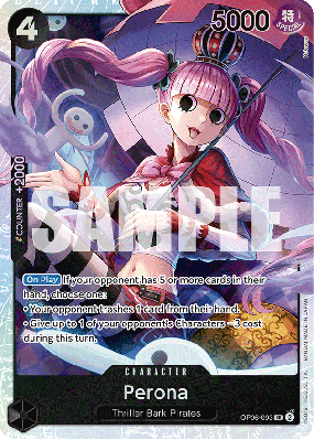 Carte One Piece Perona OP06-093 SR