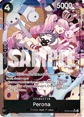 Carte One Piece Perona OP06-093 SR ALT ART