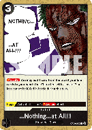 Carte One Piece Nothing at All!!! OP06-096 C