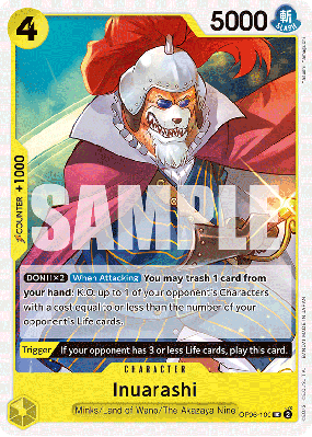 Carte One Piece Inuarashi OP06-100 UC
