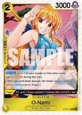 Carte One Piece O-Nami OP06-101 R