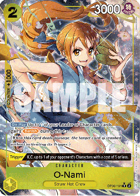 Carte One Piece O-Nami OP06-101 R ALT ART