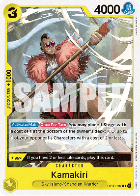 Carte One Piece Kamakiri OP06-102 C