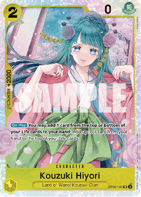 Carte One Piece Kouzuki Hiyori OP06-106 SR