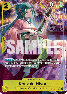 Carte One Piece Kouzuki Hiyori OP06-106 SR ALT ART