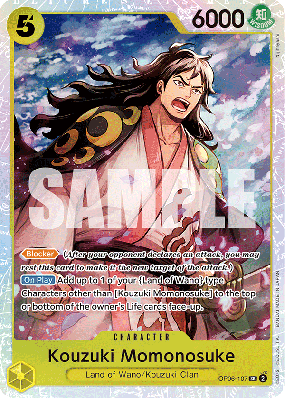 Carte One Piece Kouzuki Momonosuke OP06-107 SR