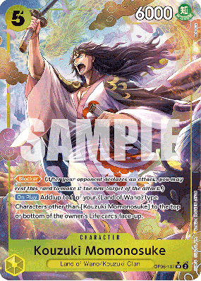 Carte One Piece Kouzuki Momonosuke OP06-107 SR ALT ART