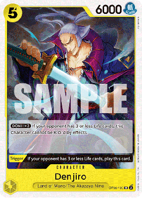 Carte One Piece Denjiro OP06-109 UC