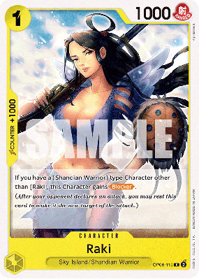 Carte One Piece Raki OP06-113 C