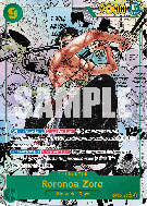 Carte One Piece Roronoa Zoro OP06-118 SEC MANGA RARE